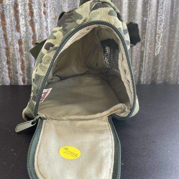 Webkinz Camouflage Pet Carrier Plush Toy Stuffed Animal Soft Carrying Bag Green - Picture 6 of 12